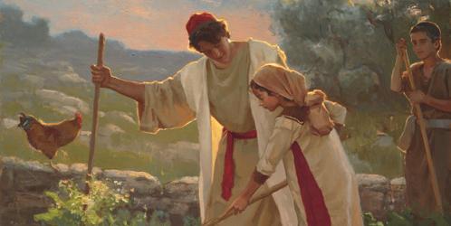 Jesus Teaching in the Garden by Michael Malm
